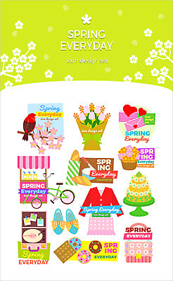 아이콘 옷 꽃 빵 꽃다발 신발 가방 조류 사람없음 세트 케이크 자전거 봄 하트 도넛 컵케이크 편지 2D아이콘 AI파일 모양 식물 동물 잡화 계절 음식 디저트 바이크 파일형식 벡터