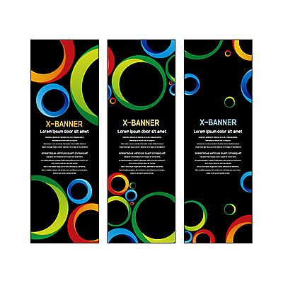 템플릿 배너템플릿 세로배너 사각프레임 사람없음 컬러풀 현수막 원형 배너세트 엑스배너 AI파일 도형 배너 컬러 프레임 세로 세트 사각형 파일형식 벡터