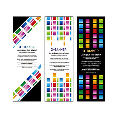 템플릿 배너템플릿 세로배너 사각프레임 사람없음 컬러풀 사각형 현수막 배너세트 엑스배너 AI파일 도형 배너 컬러 프레임 세로 세트 파일형식 벡터