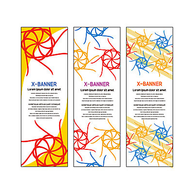 템플릿 배너템플릿 세로배너 무늬 사각프레임 사람없음 컬러풀 현수막 배너세트 엑스배너 AI파일 배너 컬러 프레임 세로 세트 사각형 파일형식 벡터