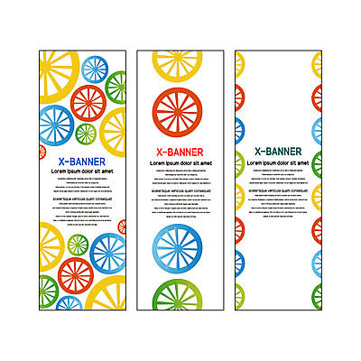 템플릿 배너템플릿 세로배너 사각프레임 사람없음 컬러풀 현수막 바퀴 배너세트 엑스배너 AI파일 배너 컬러 프레임 세로 세트 사각형 파일형식 벡터