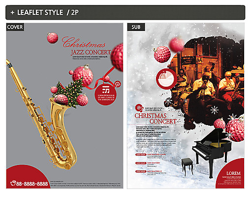 서양인 템플릿 남자 ZIP 포스터 악기 리플렛 크리스마스장식 사람 여러명 크리스마스트리 눈 건반 피아노 색소폰 전단템플릿 전단 인디자인 INDD 이미지템플릿 자연요소 외국인 음악 다수 크리스마스 날씨 건반악기 목관악기 홍보물 파일형식