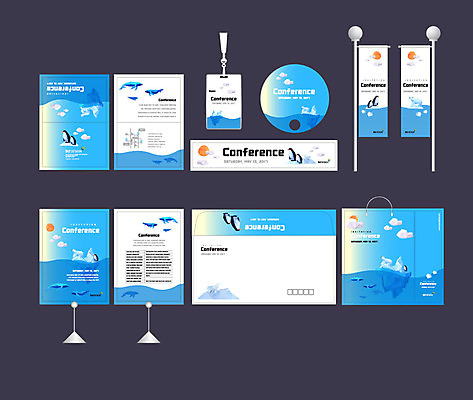 템플릿 배너템플릿 이벤트 사람없음 세트 쇼핑백 현수막 고래 펭귄 빙하 엽서 초대장 패키지 사원증 박람회 손부채 기업홍보 소봉투 행사세트 행사템플릿 AI파일 배너 가방 비즈니스 포유류 조류 편지봉투 카드_감사 수중동물 편지 파일형식 벡터