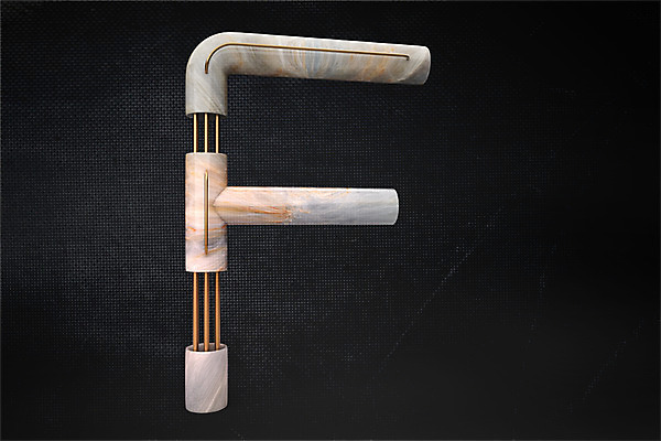 PSD 편집이미지 문자 알파벳 영어 타이포그라피 사람없음 3D소스 3D 디지털합성 파이프 F 편집3D 파일형식