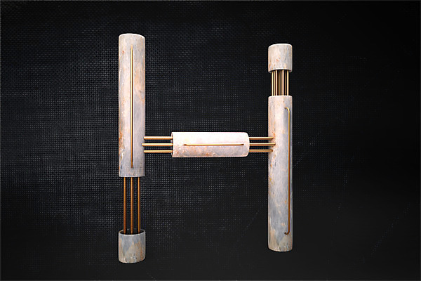 PSD 편집이미지 문자 알파벳 영어 타이포그라피 사람없음 3D소스 3D 디지털합성 파이프 H 편집3D 파일형식