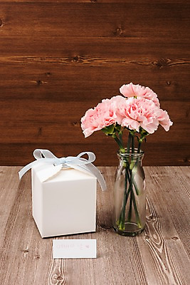 포토 JPG 스튜디오촬영 리본 실내 선물 사람없음 선물상자 꽃병 어버이날 카네이션 오브젝트 감사 국내포토 기념일 꽃 감정 내부 상자 파일형식