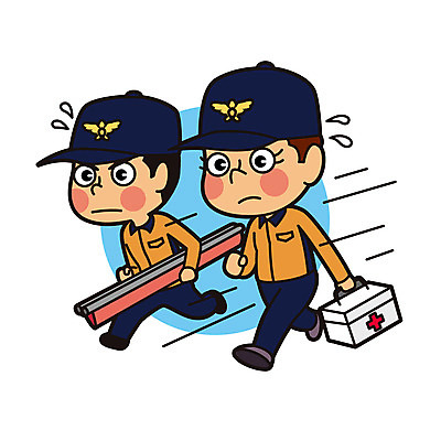 전신 직업 여자 남자 일러스트 성인 두명 달리기 구급상자 소방관 구조원 119 들것 국내일러스트 AI파일 모션 사람 의료용품 소방 전화번호 파일형식 벡터