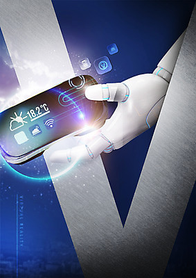 PSD 편집 편집이미지 스마트라이프 들기 사람없음 스마트 로봇 광고편집 로봇산업 3D안경 로봇팔 가상현실 오큘러스 4차산업 VR기기 이미지편집 라이프스타일 산업 안경 컨셉 모션 기계 파일형식