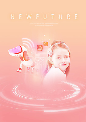PSD 서양인 편집 편집이미지 여자 어린이 미래 스마트라이프 한명 상반신 스마트 로봇 와이파이 광고편집 로봇산업 반려 홀로그램 4차산업 미래산업 이미지편집 외국인 1 라이프스타일 산업 컨셉 사람 무선인터넷 파일형식