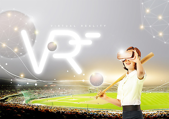 PSD 편집 편집이미지 여자 스마트라이프 여러명 상반신 20대 성인 야구 한국인 야구방망이 군중 스마트 광고편집 야구장 3D안경 가상현실 오큘러스 4차산업 VR기기 이미지편집 라이프스타일 산업 안경 다수 컨셉 스포츠시설 사람 동양인 청년 구기 기계 야구용품 파일형식