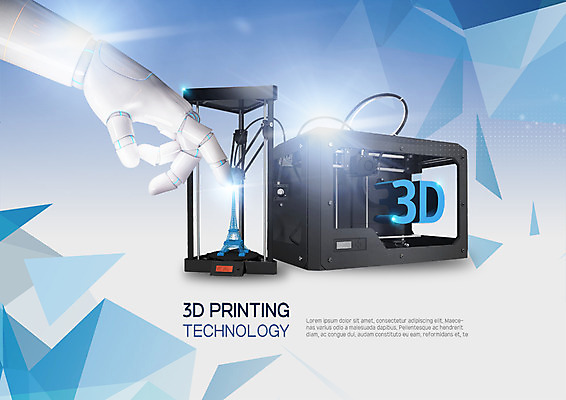 PSD 편집 편집이미지 스마트라이프 사람없음 에펠탑 스마트 로봇 광고편집 로봇산업 로봇팔 3D프린터 4차산업 이미지편집 라이프스타일 산업 컨셉 인쇄기 파리 랜드마크 파일형식