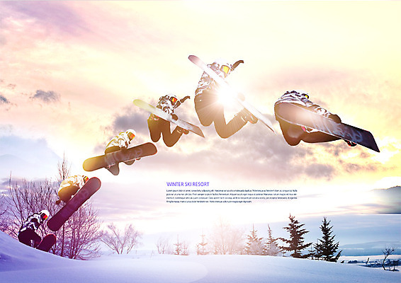 PSD 나무 구름 편집 편집이미지 남자 겨울 하늘 겨울스포츠 스키장 여러명 노을 점프 눈 스노우보드 광고편집 스노보더 이미지편집 자연요소 식물 계절 스포츠 다수 모션 날씨 운동선수 사람 보드_스포츠 파일형식