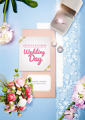 PSD 편집 편집이미지 꽃 부케 결혼 사람없음 귀걸이 립스틱 반지 청첩장 반지케이스 광고편집 아이섀도 이미지편집 식물 꽃다발 장신구 카드_감사 이벤트 화장품 보관함 파일형식