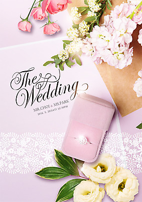 PSD 편집 편집이미지 꽃 결혼 사람없음 장미 반지 청첩장 반지케이스 광고편집 이미지편집 식물 장신구 카드_감사 이벤트 보관함 파일형식