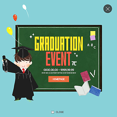 PSD 템플릿 학생 남자 웹템플릿 학사모 졸업 팝업 이벤트팝업 웹팝업 한명 이벤트 책 칠판 분필 풍선 레이어팝업 이미지템플릿 모자_잡화 1 교육 사람 초크 파일형식