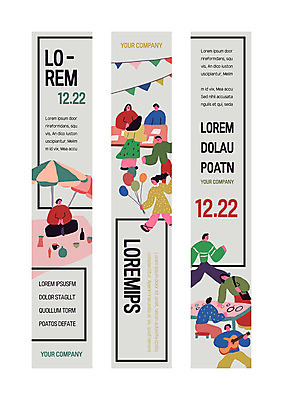 템플릿 배너템플릿 여자 남자 세로배너 어린이 사각프레임 여러명 성인 사각형 현수막 풍선 프리마켓 배너세트 AI파일 도형 배너 다수 프레임 사람 세로 세트 시장 파일형식 벡터