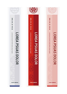 템플릿 배너템플릿 세로배너 사각프레임 사람없음 전통문양 사각형 현수막 배너세트 AI파일 도형 전통 문양 배너 프레임 세로 세트 파일형식 벡터