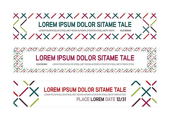 템플릿 배너템플릿 가로배너 선 사각프레임 사람없음 사각형 현수막 배너세트 AI파일 도형 배너 프레임 가로 세트 파일형식 벡터