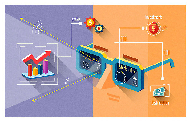 안경 선 돈 인터넷 일러스트 그래프 정보기술 사람없음 금융 전자제품 톱니바퀴 상승 사물인터넷 4차산업 국내일러스트 AI파일 잡화 산업 컨셉 기술 경제 재산 파일형식 벡터