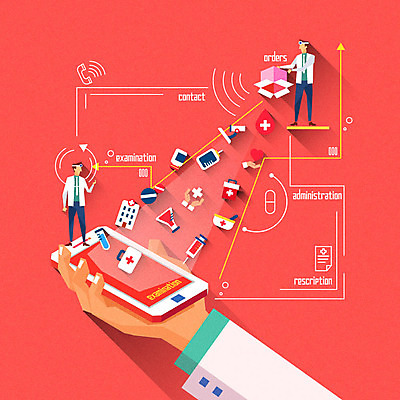 전신 손 남자 선 인터넷 일러스트 의학 병원 정보기술 주사기 성인 두명 신체부위 전자제품 스마트폰 약 의사 혈액 감시카메라 사물인터넷 4차산업 국내일러스트 AI파일 산업 의료기기 기술 사람 핸드폰 스마트기기 카메라 의료진 파일형식 벡터