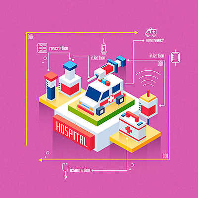 선 인터넷 일러스트 의학 병원 정보기술 주사기 사람없음 전자제품 약 혈액 구급차 링거 사물인터넷 4차산업 국내일러스트 AI파일 산업 의료기기 자동차 기술 파일형식 벡터
