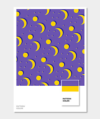 도형 컬러 무늬 패턴 일러스트 사람없음 보라색 원형 초승달 기하학 울트라바이올렛 국내일러스트 AI파일 달 파일형식 벡터 트랜드컬러