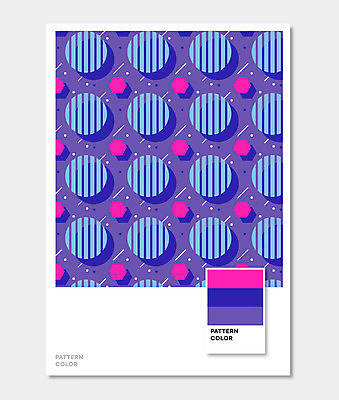 컬러 무늬 패턴 일러스트 사람없음 보라색 원형 육각형 기하학 울트라바이올렛 국내일러스트 AI파일 도형 파일형식 벡터 트랜드컬러