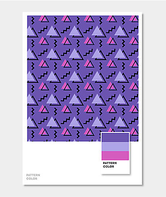 컬러 무늬 패턴 일러스트 사람없음 보라색 삼각형 기하학 울트라바이올렛 국내일러스트 AI파일 도형 파일형식 벡터 트랜드컬러
