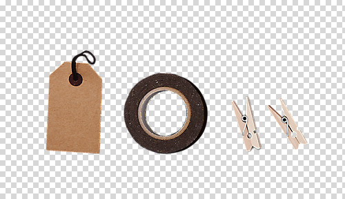 편집이미지 종이 집게 사람없음 꼬리표 테이프 PNG 목업 편집소스 문구용품 라벨 파일형식