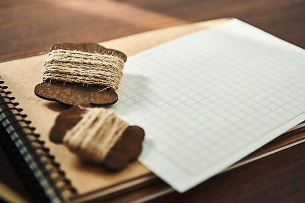 포토 JPG 종이 프레임 사람없음 아웃포커스 공책 실 노끈 원고지 목업 국내포토 줄 문구용품 촬영기법 파일형식