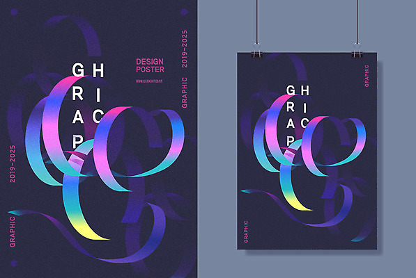 도형 포스터 리본 백그라운드 일러스트 사각프레임 집게 사람없음 그라데이션 국내일러스트 AI파일 프레임 사각형 파일형식 벡터