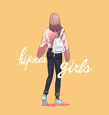 전신 PSD 여자 패션 일러스트 한명 서기 성인 뷰티 유행 백팩 국내일러스트 1 가방 모션 사람 파일형식