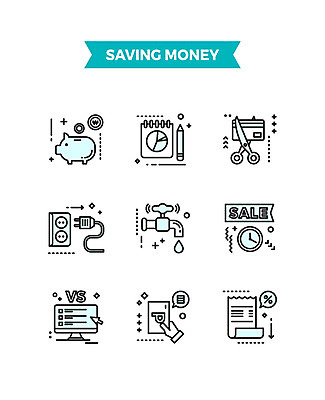 아이콘 시계 돈 가위 사람없음 컴퓨터 다이어리 돼지저금통 절약 신용카드 콘센트 플러그 전기에너지 수도꼭지 커서 영수증 포인트 금융의날 2D아이콘 AI파일 컨셉 문구용품 금융 전자제품 사무용품 저금통 에너지 재산 파일형식 벡터 법정기념일