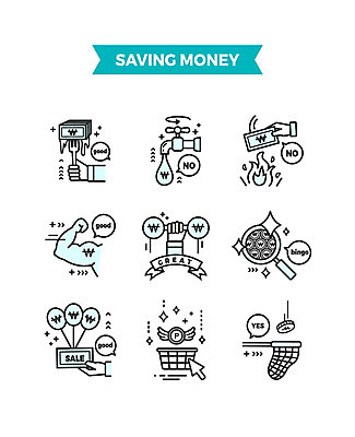 아이콘 포크 돈 날개 돋보기 불 근육 사람없음 물 바구니 아령 절약 수도꼭지 커서 풍선 포인트 채집망 2D아이콘 AI파일 자연요소 식기 컨셉 금융 재산 파일형식 벡터