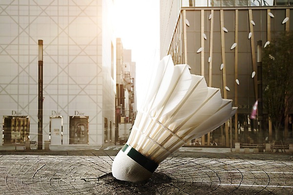 PSD 편집이미지 도로 스포츠 사람없음 건물 운동 3D 셔틀콕 디지털합성 배드민턴 편집3D 건축물 길 스포츠용품 교통시설 건강 구기 파일형식