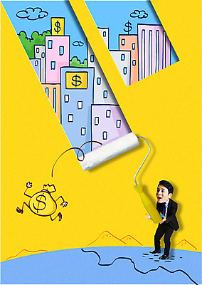 전신 편집이미지 남자 비즈니스 한명 서기 성인 건물 옆모습 30대 한국인 페인트칠 돈자루 페인트롤러 성인남자한명만 이미지편집 AI파일 1 건축물 뷰포인트 돈 모션 페인팅 사람 동양인 장년 남자한명만 성인남자만 파일형식 벡터