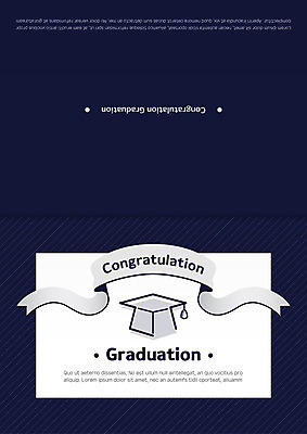 템플릿 기념일 리본 카드템플릿 학사모 졸업 사람없음 축하 축하카드 이미지템플릿 AI파일 모자_잡화 교육 컨셉 카드_감사 이벤트 파일형식 벡터