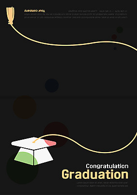 템플릿 기념일 카드템플릿 학사모 졸업 사람없음 축하 축하카드 이미지템플릿 AI파일 모자_잡화 교육 컨셉 카드_감사 이벤트 파일형식 벡터