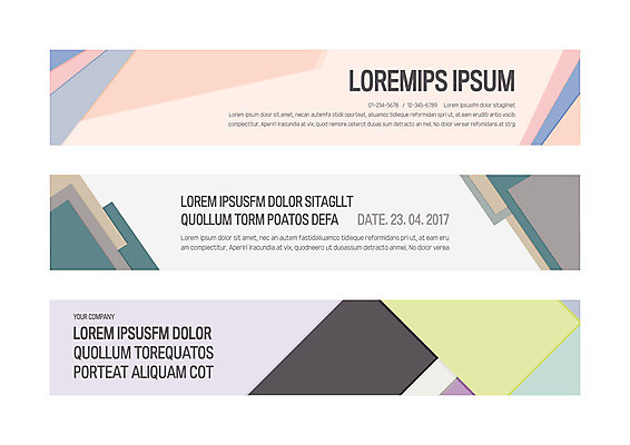 도형 템플릿 배너템플릿 가로배너 사각프레임 사람없음 사각형 현수막 배너세트 AI파일 배너 프레임 가로 세트 파일형식 벡터