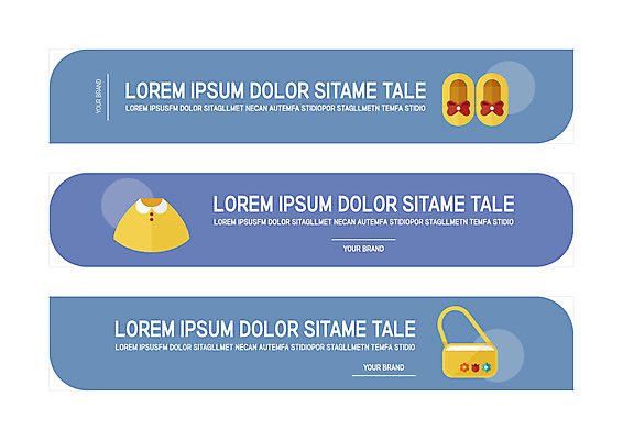 템플릿 배너템플릿 가로배너 신발 가방 사각프레임 사람없음 사각형 현수막 유치원복 배너세트 AI파일 도형 배너 잡화 옷 프레임 가로 세트 파일형식 벡터