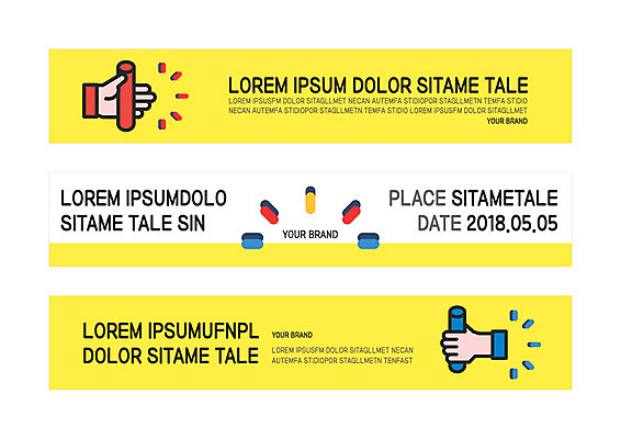 템플릿 손 배너템플릿 가로배너 사각프레임 신체부위 사각형 현수막 바톤터치 배너세트 배턴 AI파일 도형 배너 스포츠용품 프레임 사람 가로 세트 파일형식 벡터