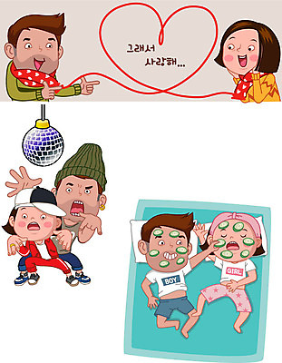 캐릭터 커플 여자 남자 커플라이프 일러스트 힙합 사랑 여러명 성인 목도리 하트 미러볼 오이팩 일러캐릭터 AI파일 모양 라이프스타일 잡화 감정 음악 다수 관계 사람 장식 팩 파일형식 벡터