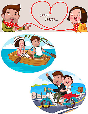 캐릭터 커플 여자 남자 커플라이프 여행 일러스트 사랑 여러명 성인 목도리 오토바이 하트 해안도로 뱃놀이 선박 일러캐릭터 AI파일 모양 라이프스타일 잡화 감정 도로 다수 수상교통 배_교통 관계 사람 바이크 전통놀이 파일형식 벡터
