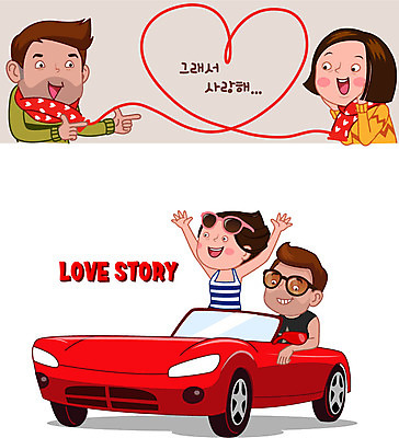 캐릭터 커플 여자 남자 커플라이프 여행 일러스트 사랑 여러명 성인 목도리 운전 하트 오픈카 일러캐릭터 AI파일 모양 라이프스타일 잡화 감정 다수 관계 모션 승용차 사람 파일형식 벡터