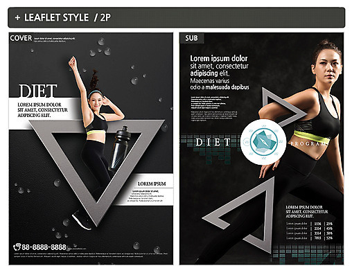 템플릿 여자 ZIP 포스터 리플렛 다이어트 건강 서기 20대 성인 두명 옆모습 운동 점프 한국인 물병 전단템플릿 전단 성인여자만 인디자인 INDD 이미지템플릿 뷰포인트 모션 사람 동양인 청년 물통 홍보물 여자만 성인만 파일형식
