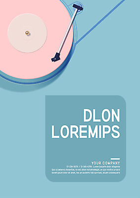 템플릿 표지 선 음악 사람없음 프레젠테이션 문서템플릿 서식 레이아웃 문서 제안서 턴테이블 이미지템플릿 AI파일 문화예술 파일형식 벡터