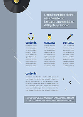 템플릿 내지 선 음악 그래프 사람없음 헤드폰 MP3 프레젠테이션 마이크 문서템플릿 서식 레이아웃 문서 제안서 이미지템플릿 AI파일 음향기기 문화예술 전자제품 파일형식 벡터