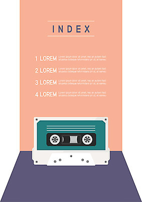 템플릿 내지 음악 사람없음 카세트테이프 프레젠테이션 문서템플릿 서식 레이아웃 문서 제안서 목차 이미지템플릿 AI파일 문화예술 파일형식 벡터