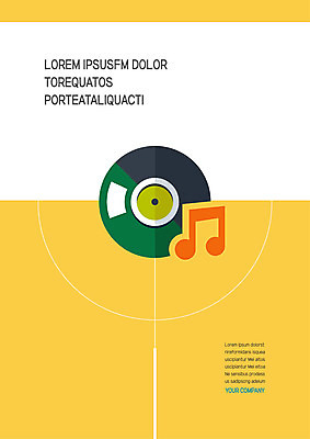 템플릿 표지 음악 사람없음 프레젠테이션 문서템플릿 서식 레이아웃 문서 제안서 이미지템플릿 AI파일 문화예술 파일형식 벡터