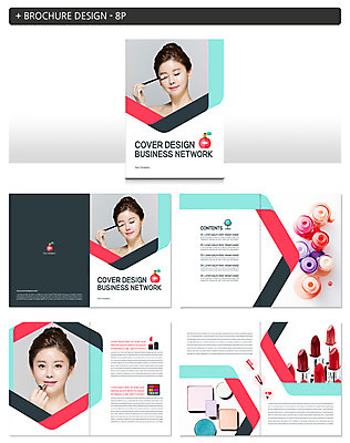 템플릿 여자 ZIP 미소 팜플렛 20대 성인 세명 화장 뷰티 화장품 한국인 립스틱 매니큐어 의료성형뷰티 성인여자만 인디자인 INDD 이미지템플릿 표정 사람 동양인 청년 여자만 성인만 파일형식